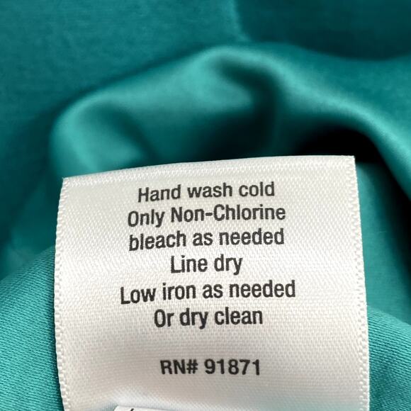 Norm Thompson Blazer Women's Size Large Green One Botton Suit Career Job Church - Picture 5 of 9